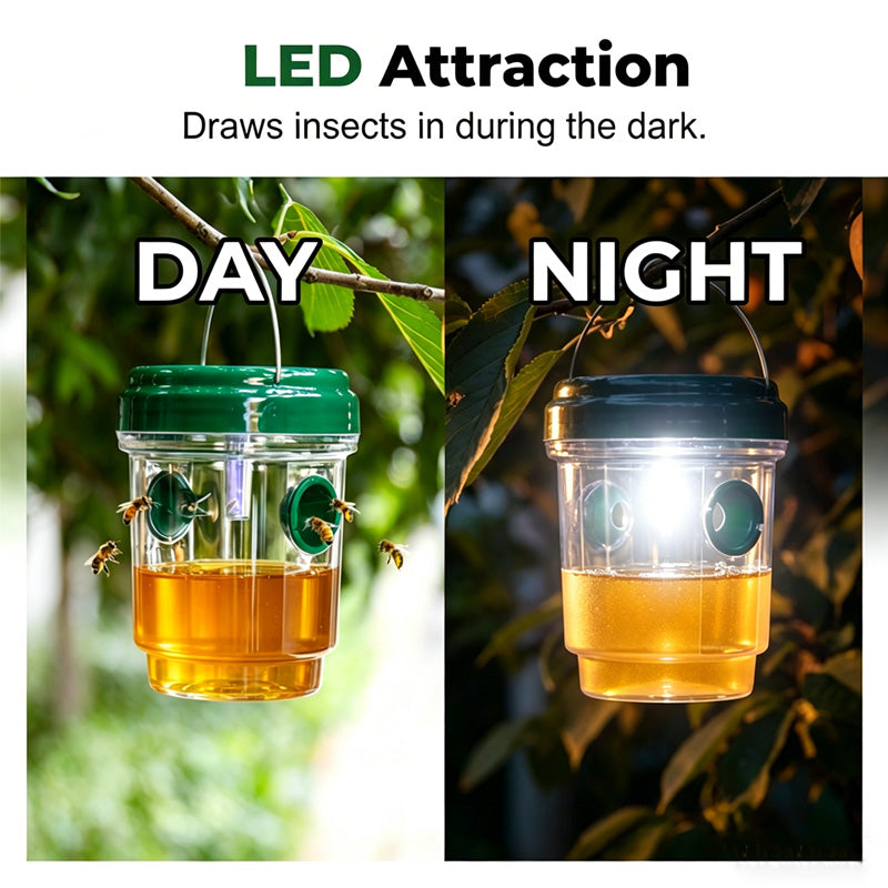 🔥2026 HOT SALE⭐New Arrival☀️Solar-Powered Fruit Fly Trap 🌿