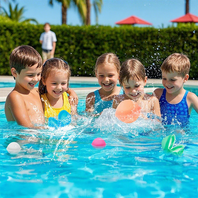 🥳2026 HOT SALE🥳💞50K+ SOLD!🌊🧸Non‑Magnetic Water Balloons – Fill under water, self‑sealing. Easy rinse & store. A smarter way to splash. 🏖️✅