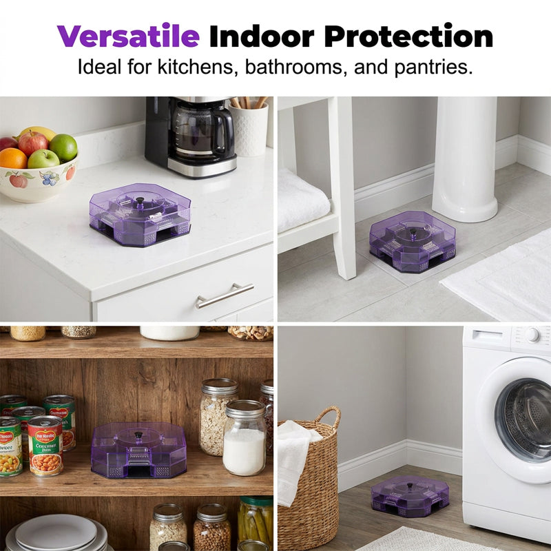 🔥Reusable Effective Roach Trap， Non-Toxic Sticky Cockroach Catcher for Kitchen Home Indoor Pest Control (offer)