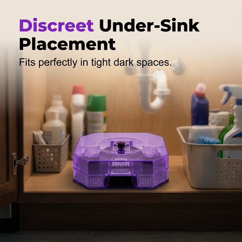 🔥Reusable Effective Roach Trap， Non-Toxic Sticky Cockroach Catcher for Kitchen Home Indoor Pest Control (offer)