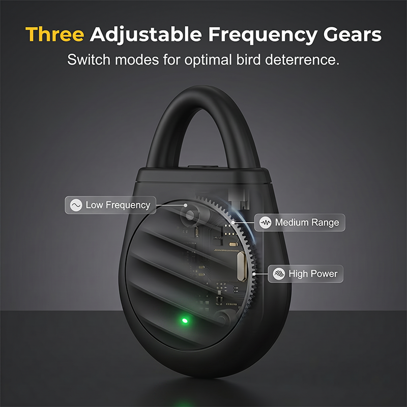 🔥Limited time offer Buy 3 get 2 free！🐦No more trouble from birds, beasts and locusts！Portable Ultrasonic Bird Repellent Keychain (offer)