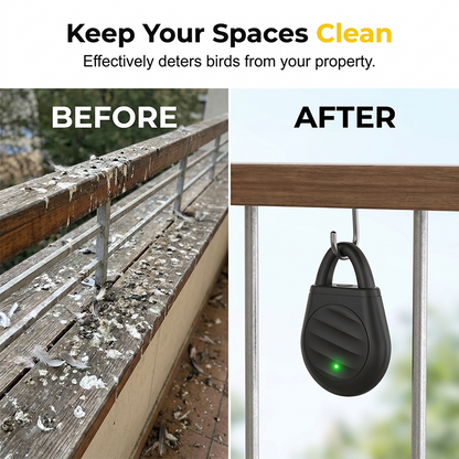 🔥Limited time offer Buy 3 get 2 free！🐦No more trouble from birds, beasts and locusts！Portable Ultrasonic Bird Repellent Keychain (offer)