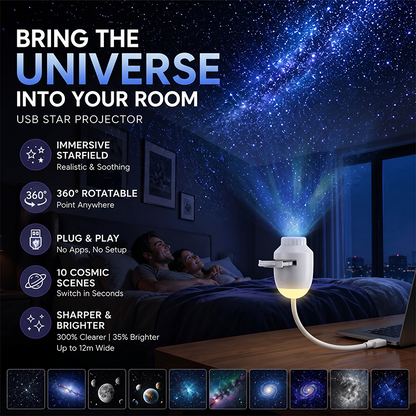 USB-sterrenprojector nachtlampje
