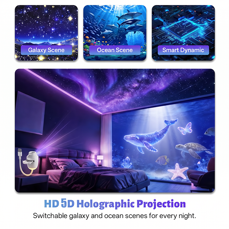 USB-sterrenprojector nachtlampje