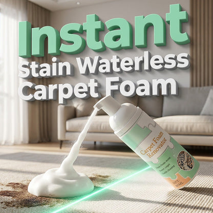 🔥Limited Time Promotion 50% OFF🔥Waterless Carpet Foam Stain Remover with Towel (offer)