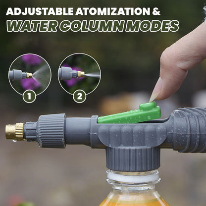 🌿50% OFF NOW! Manual Drink Bottle Sprayer with Adjustable Nozzle‑Portable DIY Garden Spray Tool, Fits Standard Plastic Bottles for Plant Watering, Fertilizing & Pest Control (offer)