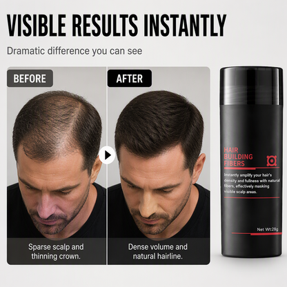 Hair Building Fibers 12g Instant Hairline Filler and Thickener