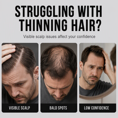 Hair Building Fibers 12g Instant Hairline Filler and Thickener
