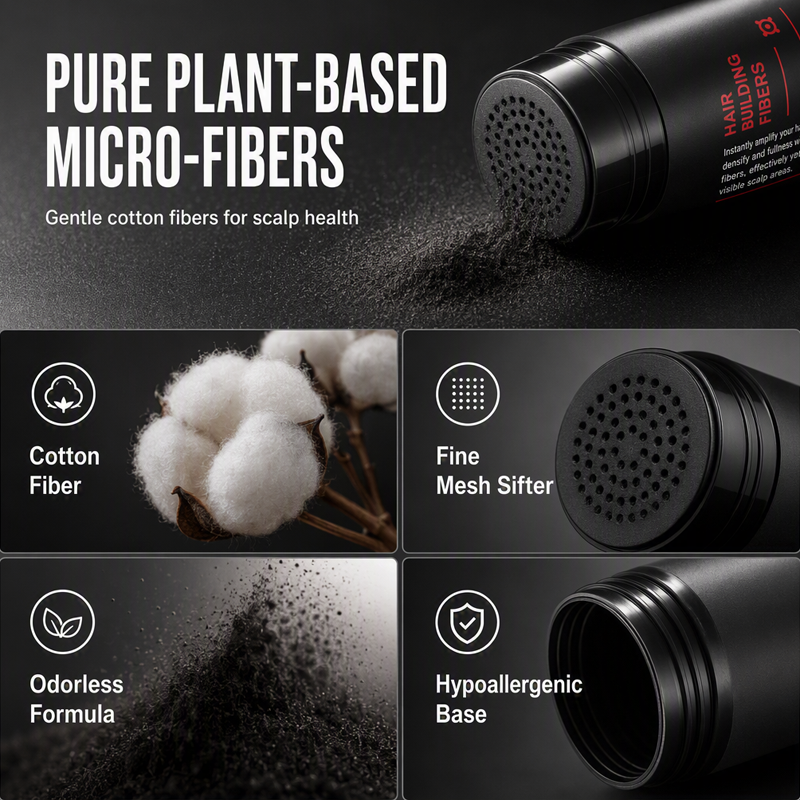 Hair Building Fibers 12g Instant Hairline Filler and Thickener