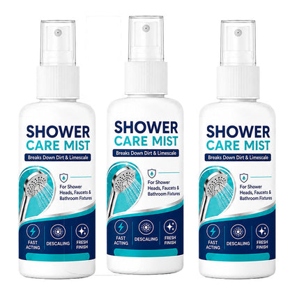 ⏳🏆LAST DAY SALE!! 🚿✨Fast-Acting Shower Limescale Remover Spray – Dissolves stubborn mineral deposits & hard water stains. Restores water flow & shine – just spray & wipe! 🧼💪