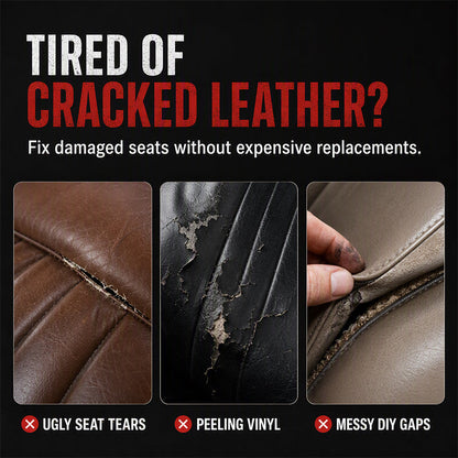 🚗57% OFF NOW! Quick Dry Car Seat Leather Repair Glue‑ Precision Nozzle Vinyl & Leather Adhesive, Permanent Bond Repair Glue for Car Seats, Sofas & Leather Furnitures