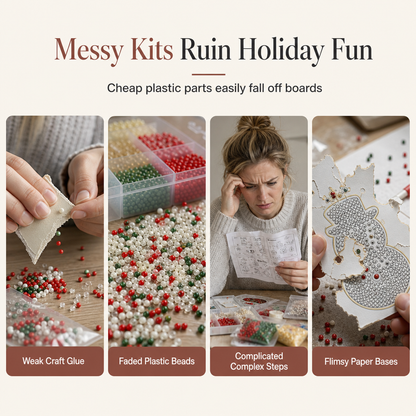 🎄Christmas Pearl Art Ornament Kit – Craft It, Hang It, Gift It ✨ (OFFER)