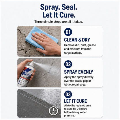 💧 Leak Stop Spray — Seal Cracks Before Water Gets In